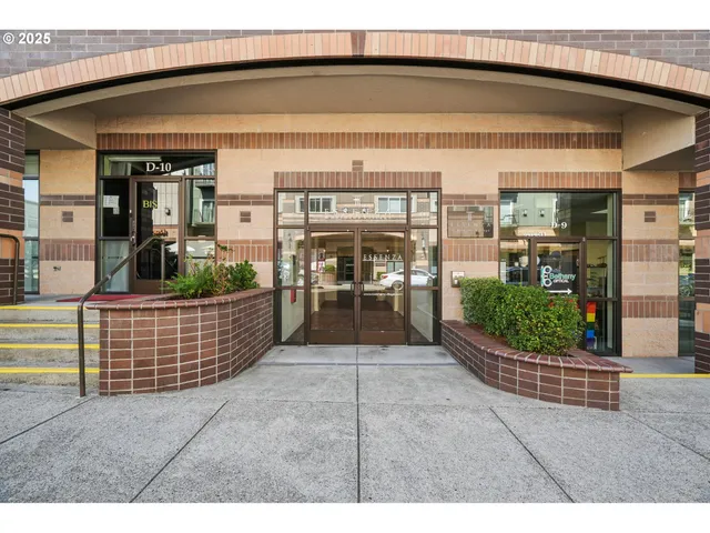 a view of a porch with furniture
