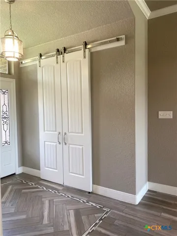 a view of a walk in closet