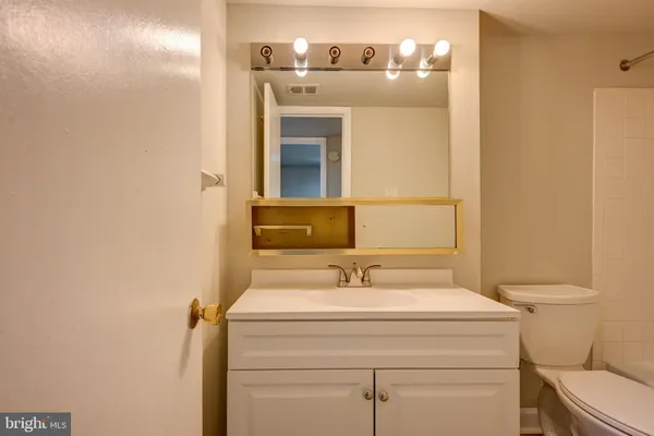 a bathroom with a sink and a toilet