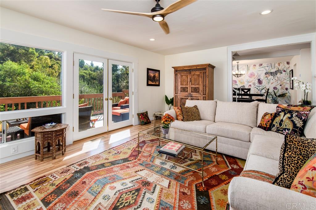3016 Via De Caballo Encinitas, CA 92024 - Photo 2 of 14 Living room overlooking open space