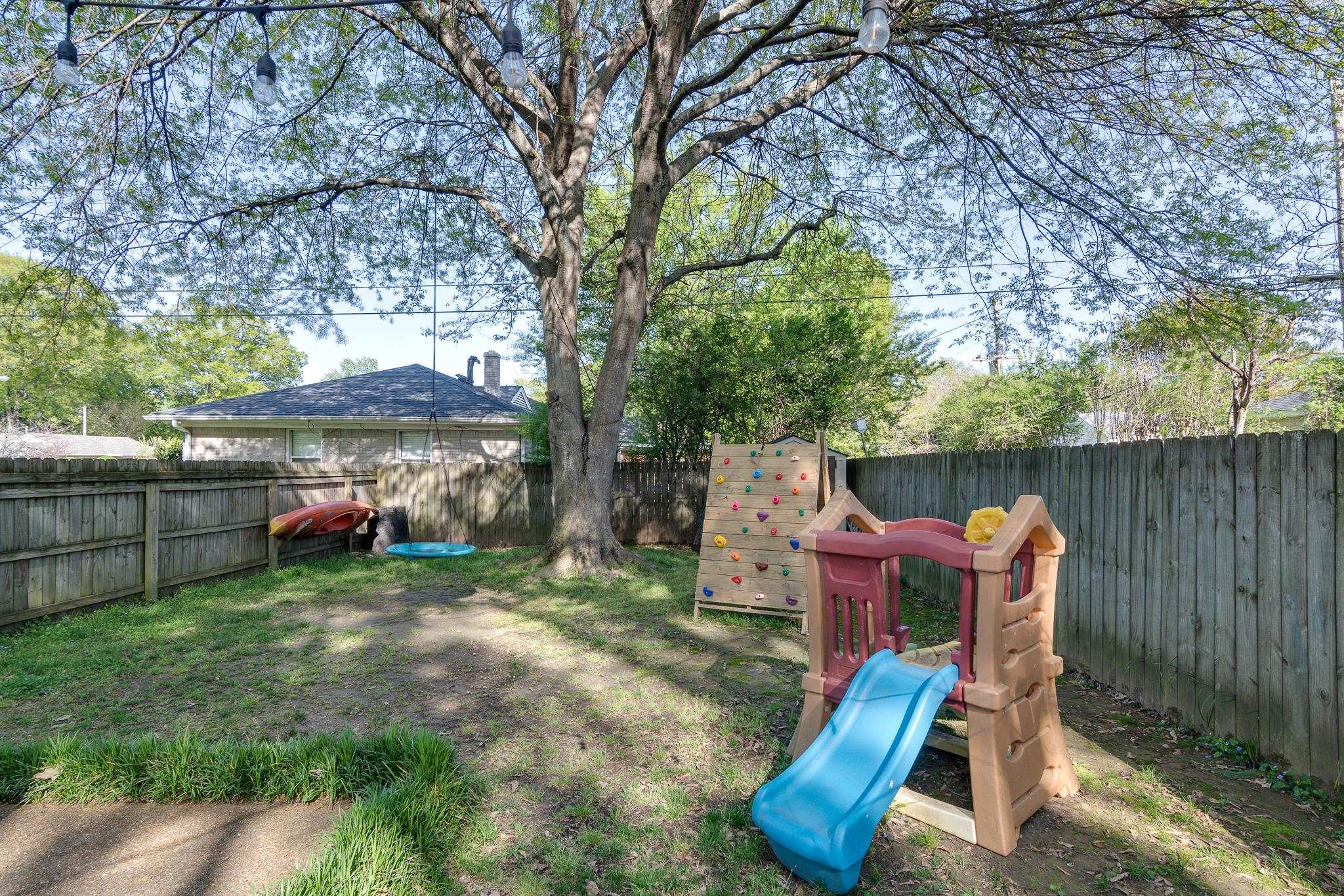 274 Montelo Road Memphis, TN 38120 - Photo 23 of 25 a view of a yard with furniture and a fire pit