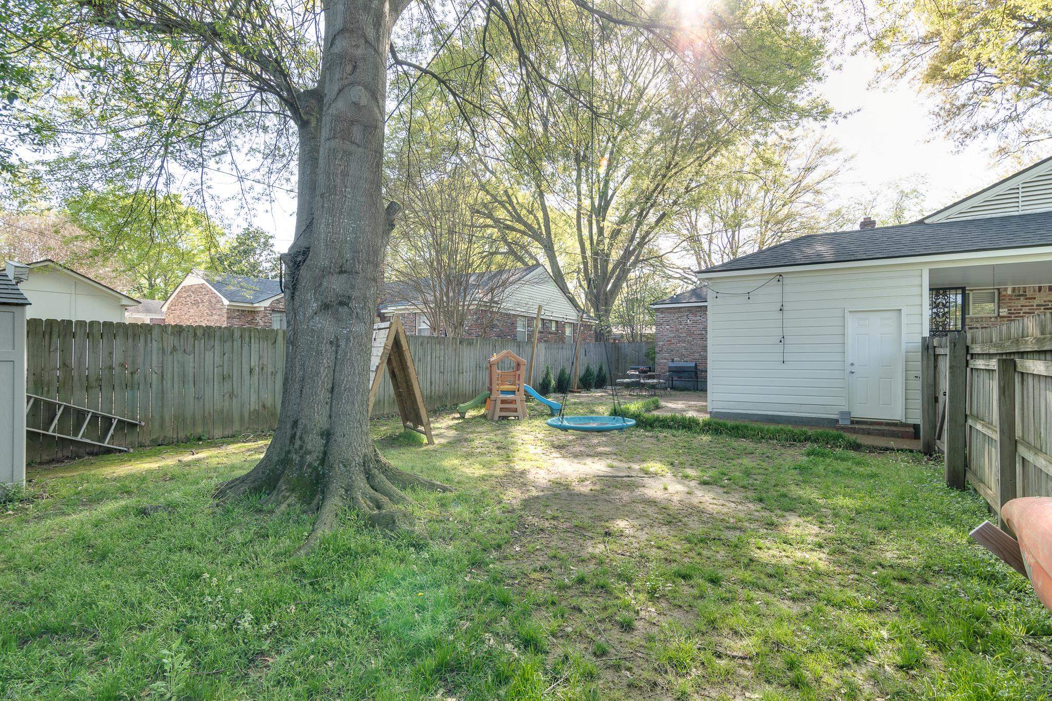274 Montelo Road Memphis, TN 38120 - Photo 24 of 25 a view of a backyard with a tree