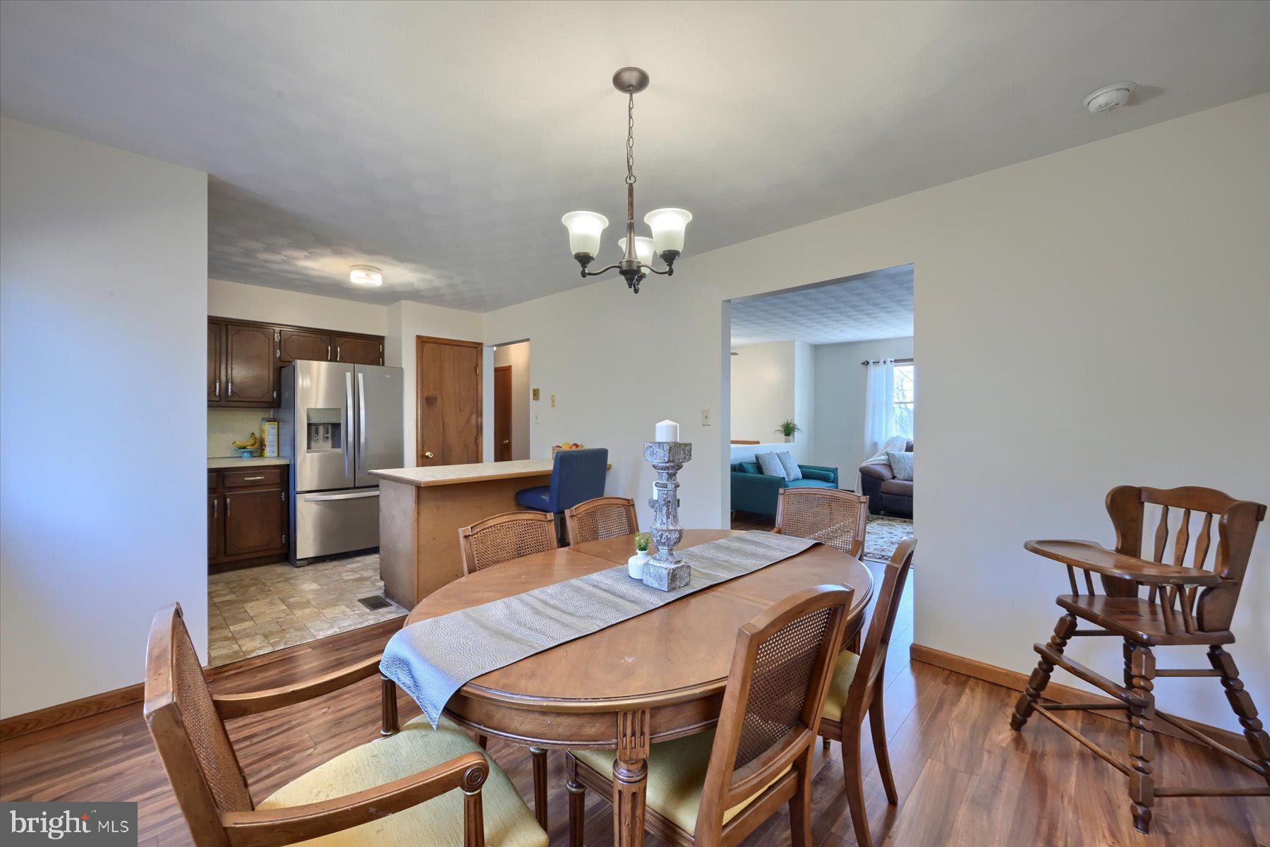 1765 County Line Road York Springs, PA 17372 - Photo 11 of 36 Dining Room view into kitchen & family