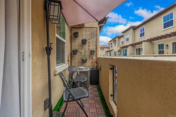a view of balcony and patio