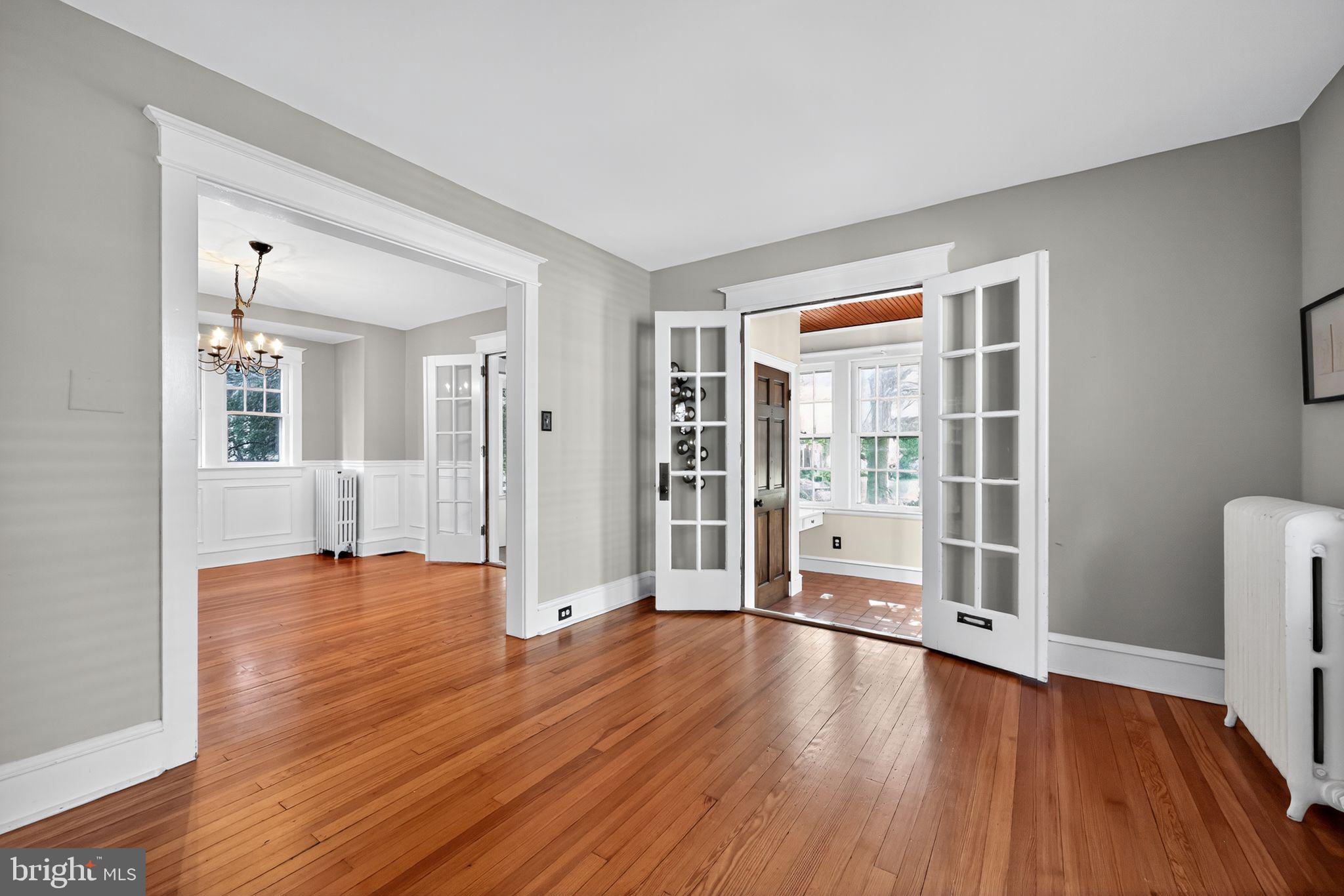 159 Wayne Avenue Haddonfield, NJ 08033 - Photo 11 of 30 a view of empty room with wooden floor and fan