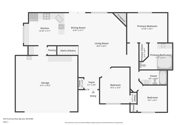 $419,000 | 5547 Inverness Way, Big Lake, MN 55309