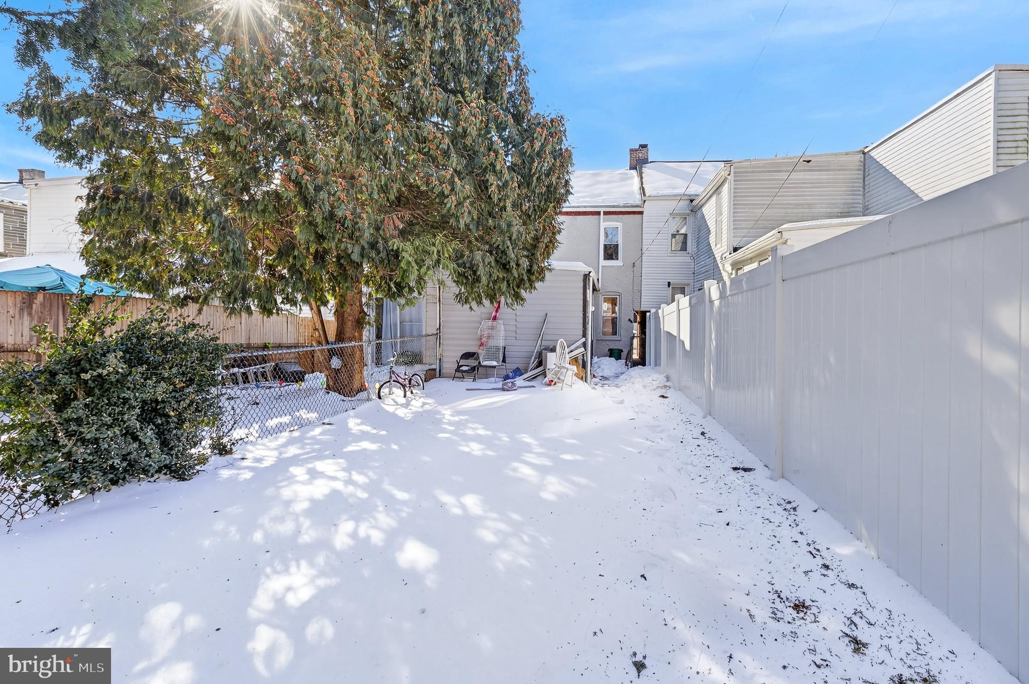 635 1st Street Lancaster, PA 17603 - Photo 30 of 32 a view of a house with a snow in the yard