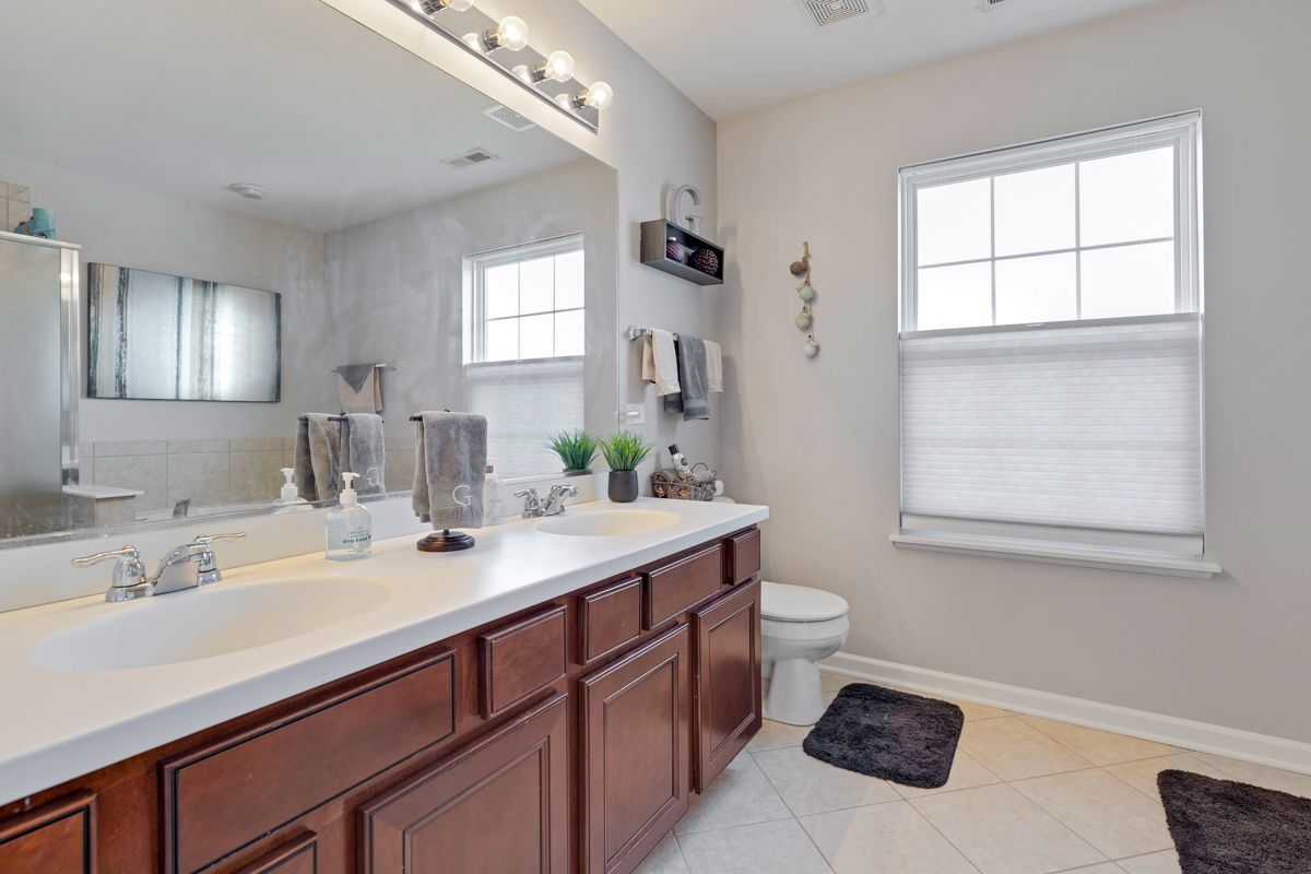 3001 Wagon Road Elgin, IL 60124 - Photo 21 of 39 a bathroom with a sink a toilet and a window