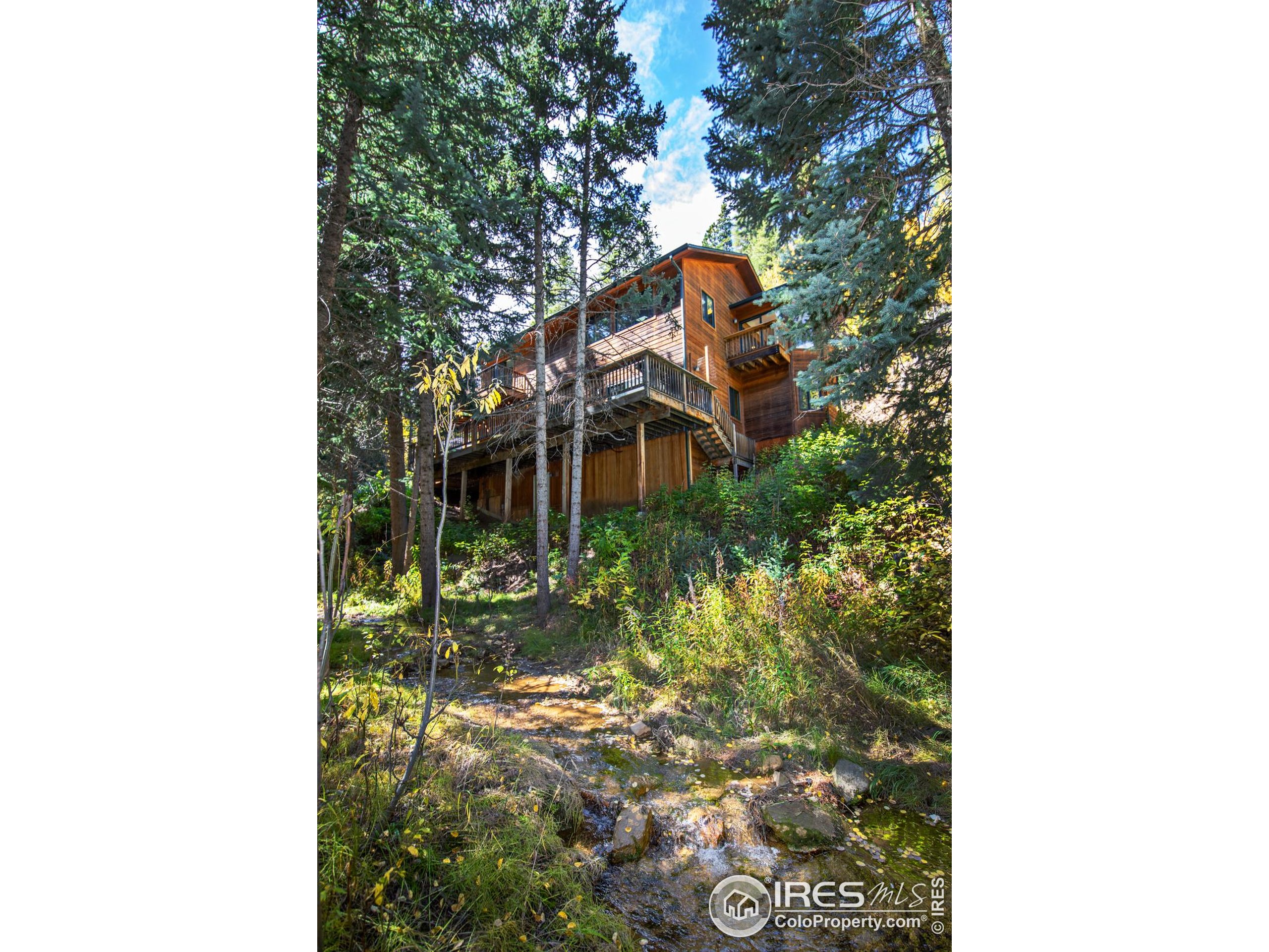 3727 Gamble Gulch Road Black Hawk, CO 80422 - Photo 7 of 30 a backyard of a house with lots of green space