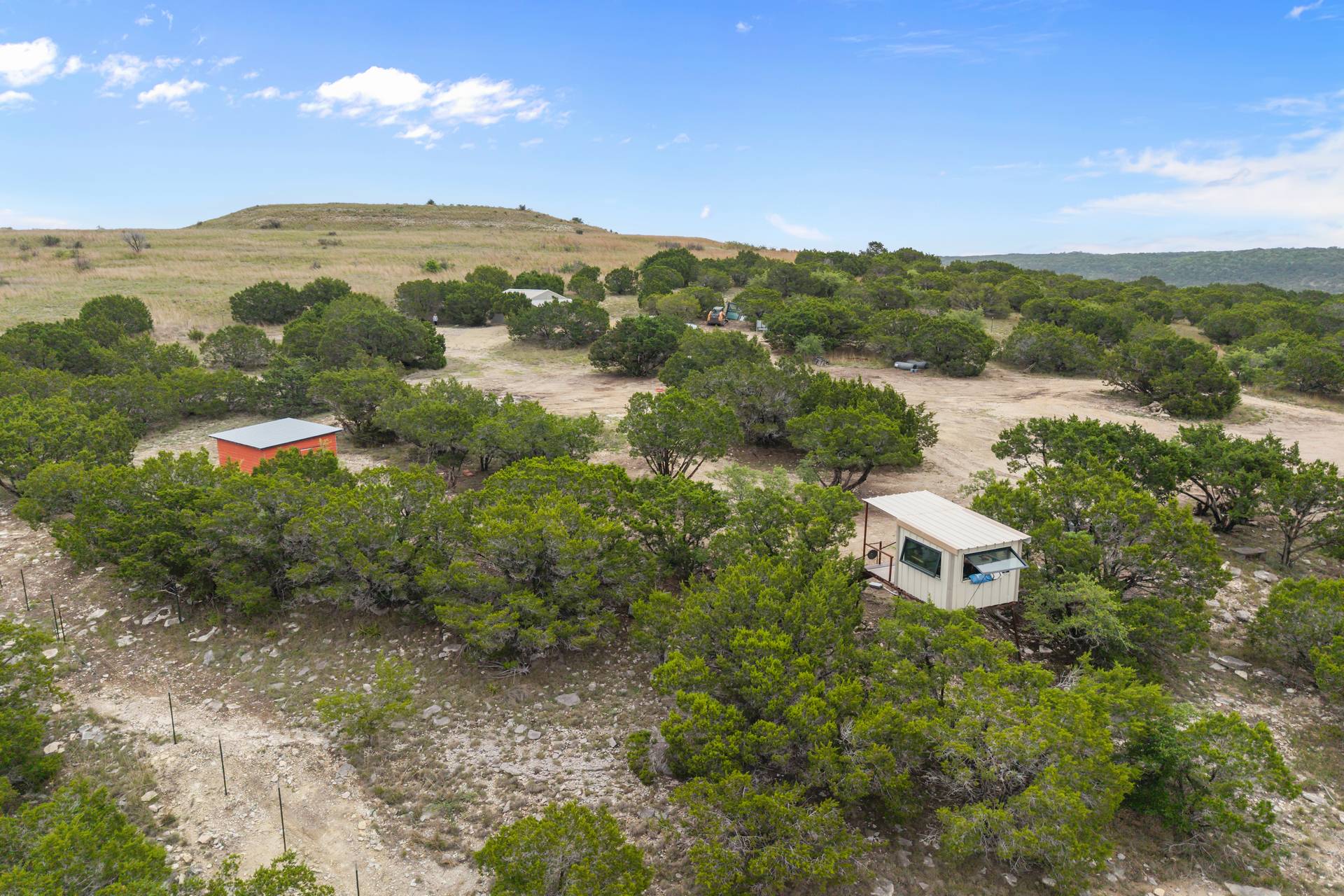 182 Quail Creek Road Marble Falls, TX 78654 - Photo 16 of 20 Aerial view of Owner's Personal Observatory
Note the multiple building sites