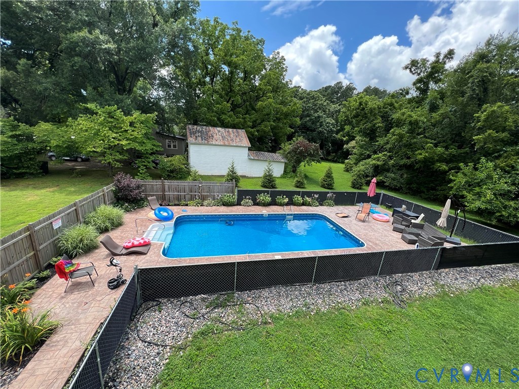 8710 North 5 Forks Road Amelia Court House, VA 23002 - Photo 48 of 59 swimming pool view with a seating space