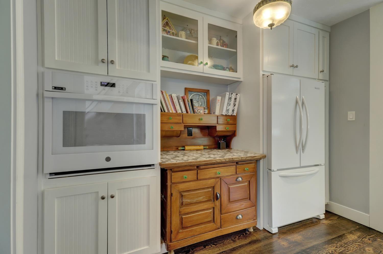 203 Prospect Street Nevada City, CA 95959 - Photo 20 of 95 Extension of the large kitchen with built in antique cabinet