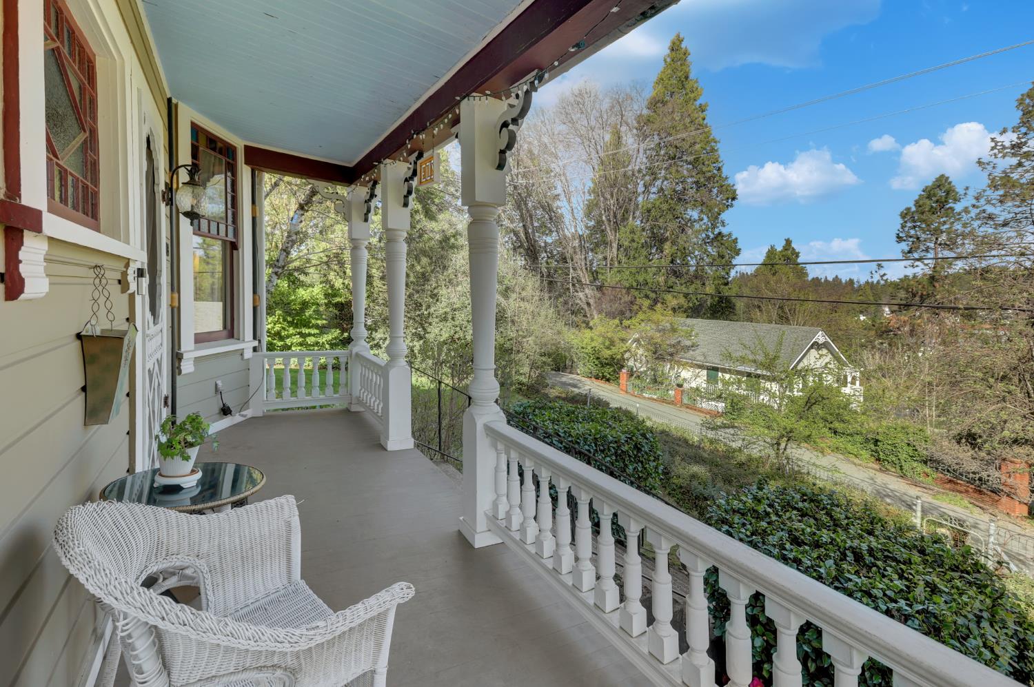 203 Prospect Street Nevada City, CA 95959 - Photo 25 of 95 Enjoy the views over Nevada City on your covered porch with a great cup of Tea!