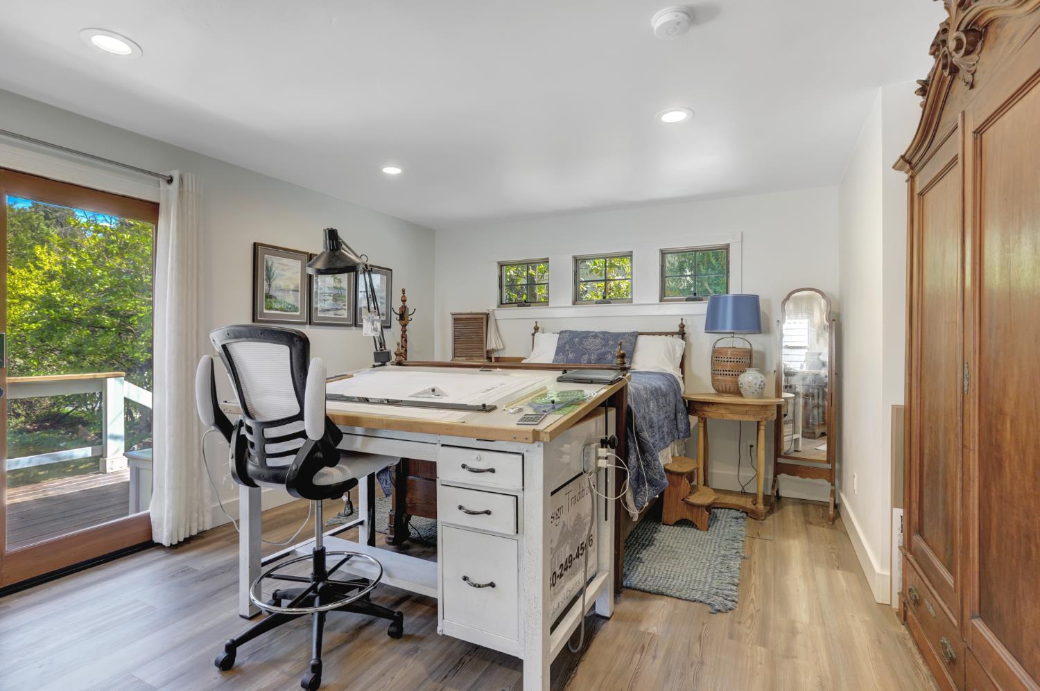 203 Prospect Street Nevada City, CA 95959 - Photo 70 of 95 Guest quarters currently used as an office, as well as sleeping quarters