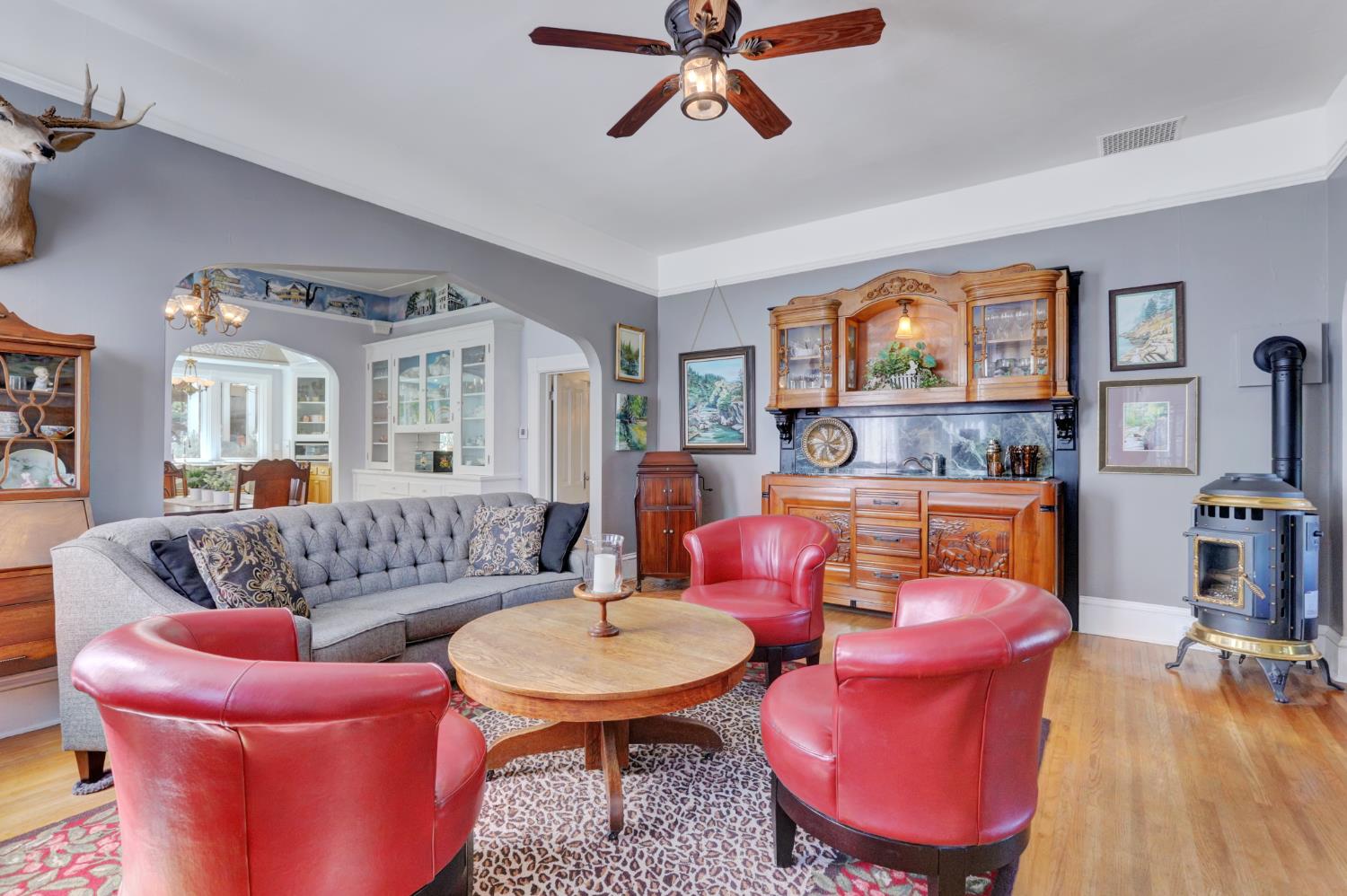 203 Prospect Street Nevada City, CA 95959 - Photo 8 of 95 Parlor is ideal for entertaining your guests!