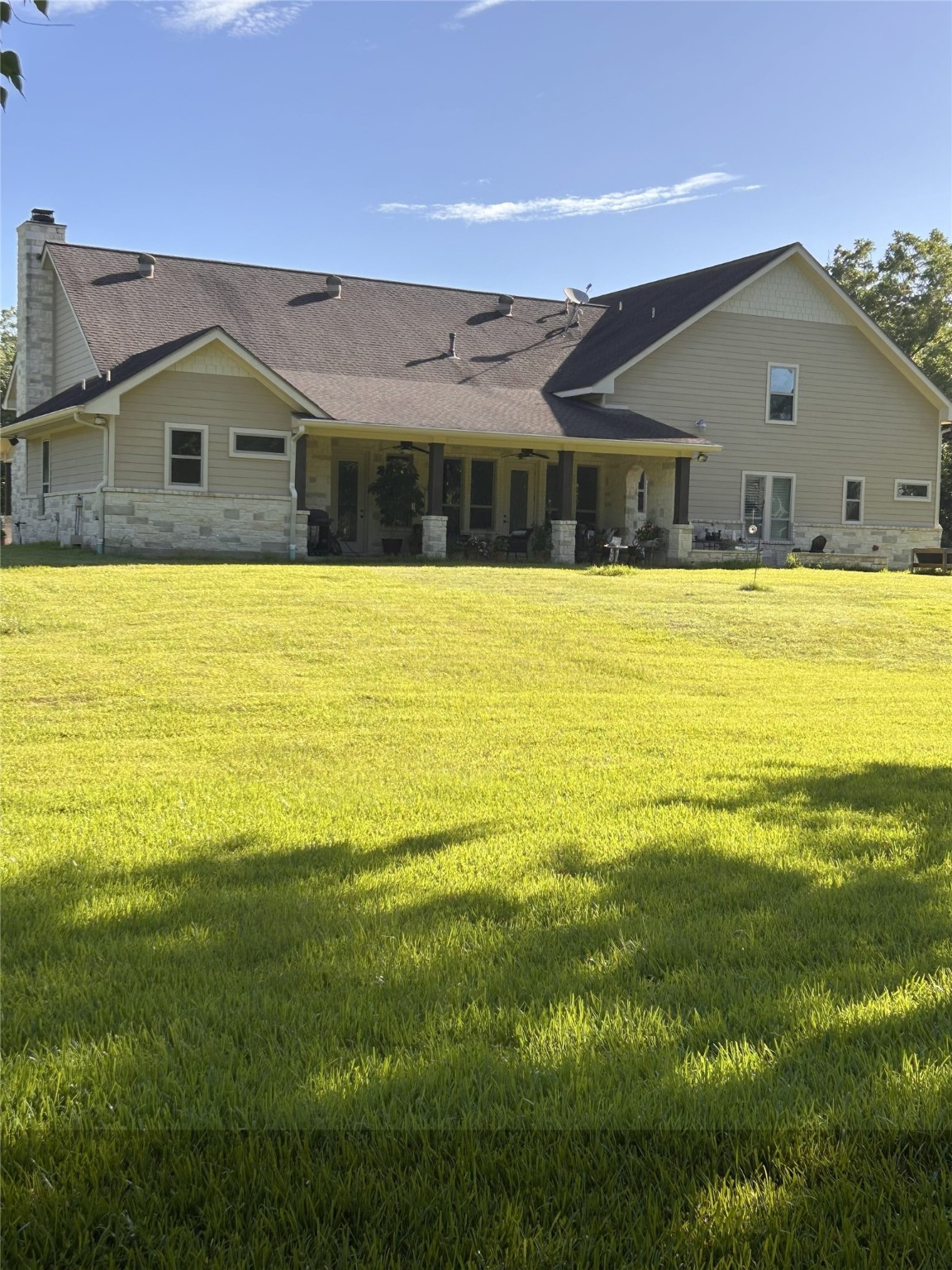 923 Y U Jones Road Richmond, TX 77469 - Photo 44 of 50 a front view of house with outdoor space and swimming pool
