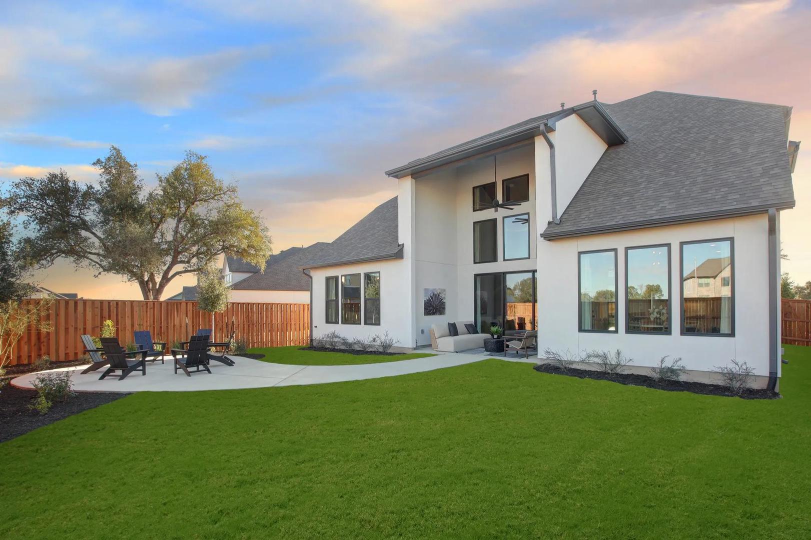 2033 Morning Mist Drive Georgetown, TX 78628 - Photo 36 of 36 a front view of house with yard and green space