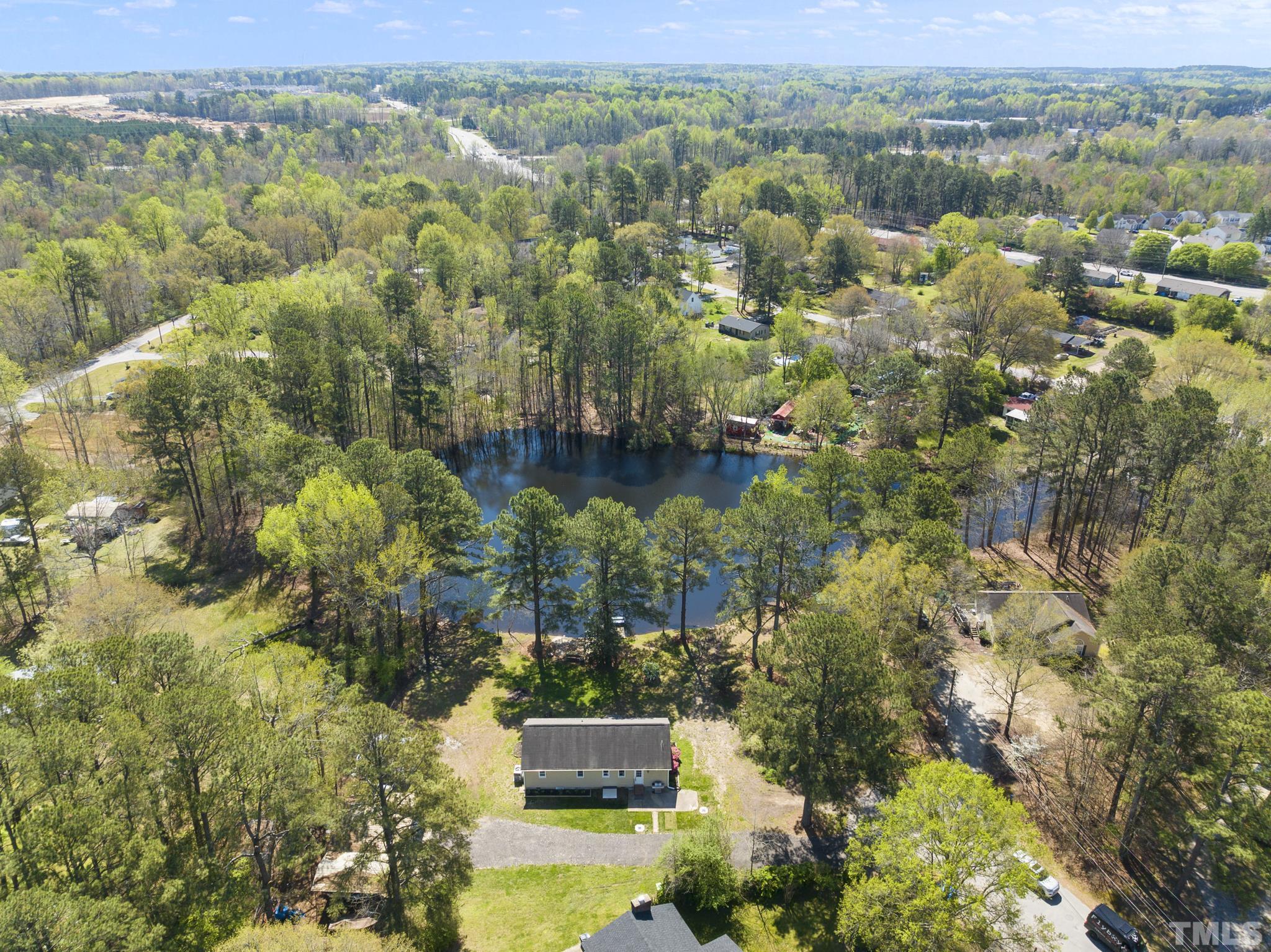 2820 Willow Court Raleigh, NC 27610 - Photo 4 of 33 an aerial view of residential house with outdoor space