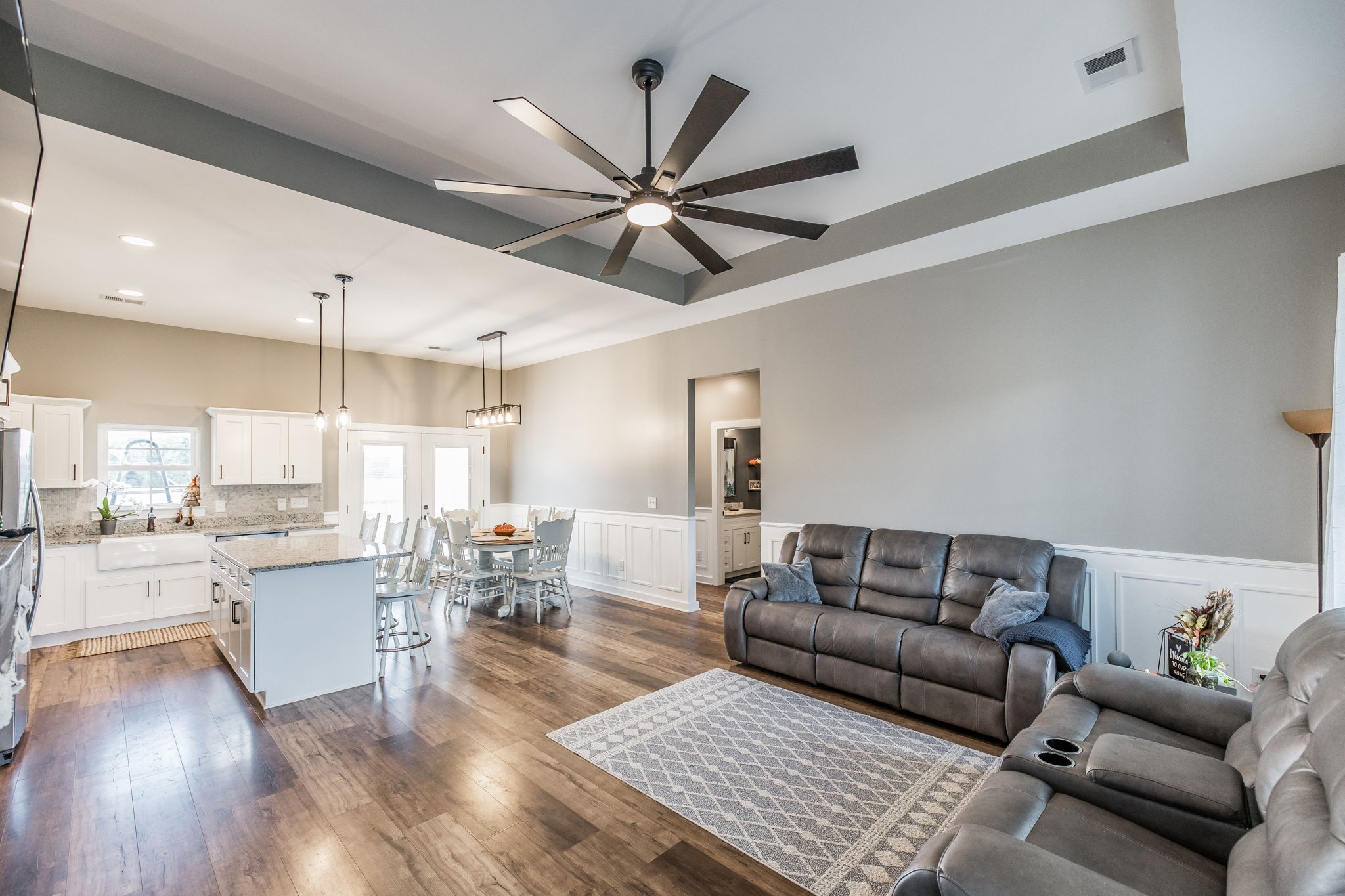 721 New Deal Potts Road Cottontown, TN 37048 - Photo 9 of 73 a living room with furniture and a wooden floor