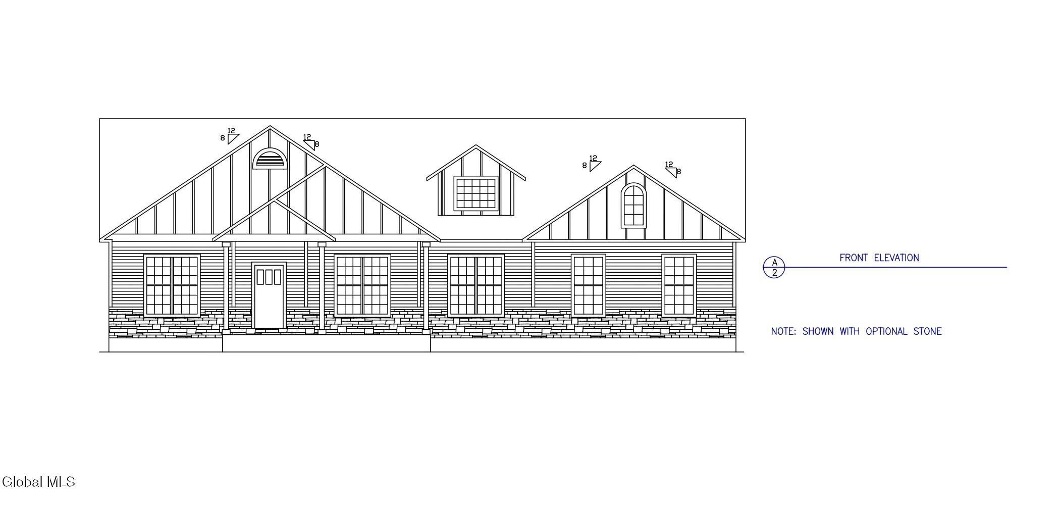 Lot #1 Kinns Road Clifton Park, NY 12065 - Photo 4 of 5 Lot 1 Front Elevation