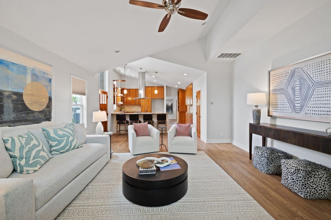 2300 South 3rd Street Austin, TX 78704 - Photo 18 of 39 a living room with furniture a rug and a window