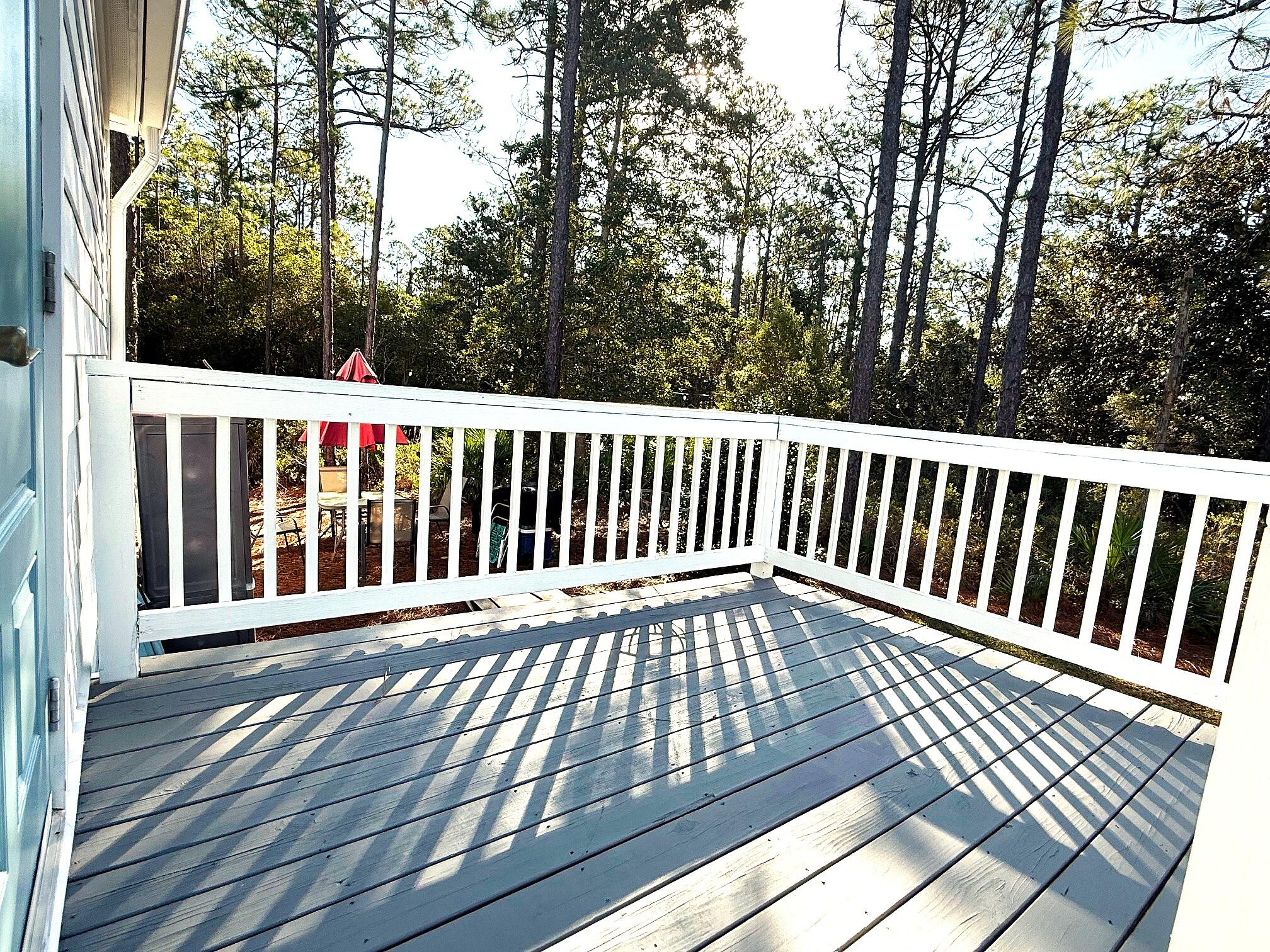 53 Rosin Cup Circle Santa Rosa Beach, FL 32459 - Photo 15 of 22 a view of wooden balcony