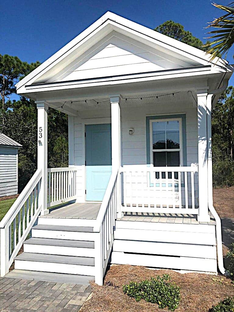 53 Rosin Cup Circle Santa Rosa Beach, FL 32459 - Photo 16 of 22 a view of white house with a porch
