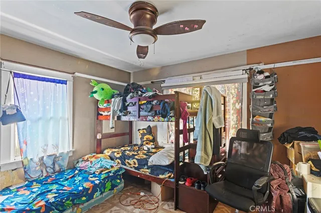 a room with furniture and a chandelier