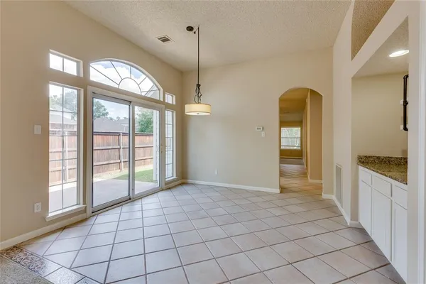 a view of an entryway with painted walls