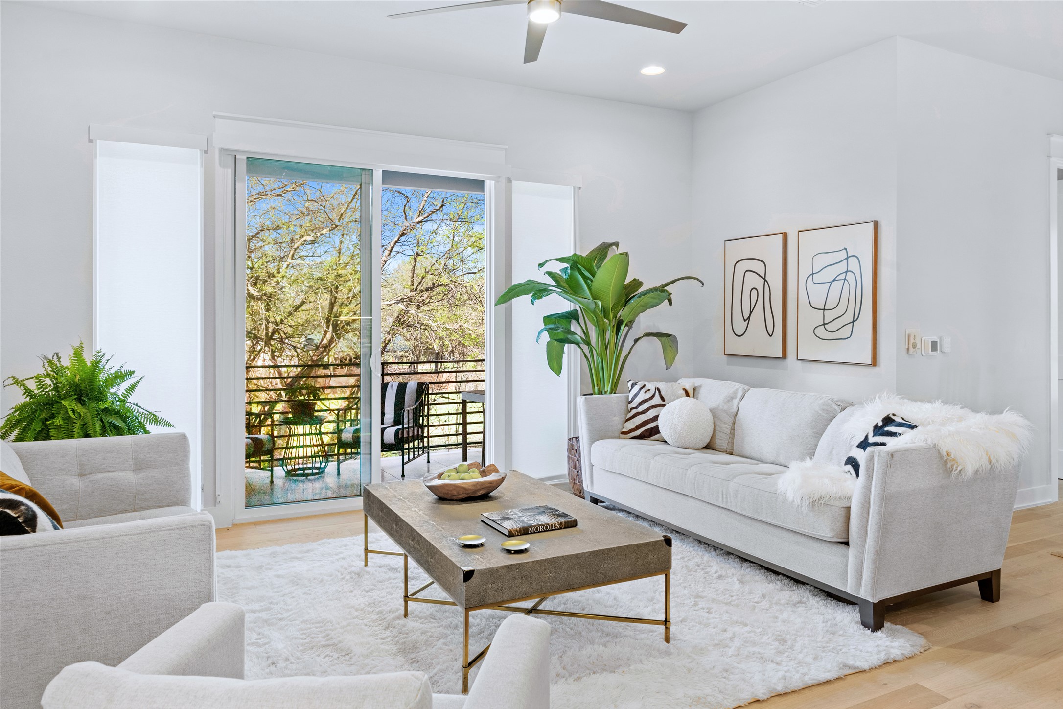 Expansive Living Space open to covered patio perfect for outdoor dining and entertaining