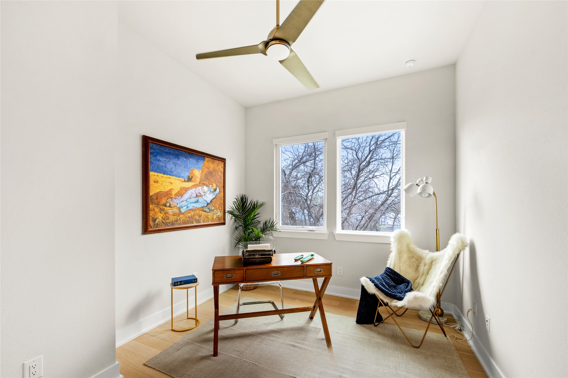 5002 Pecan Springs Road, Unit 8 Austin, TX 78723 - Photo 18 of 35 Brightly lit Guest Bedroom or Home Office