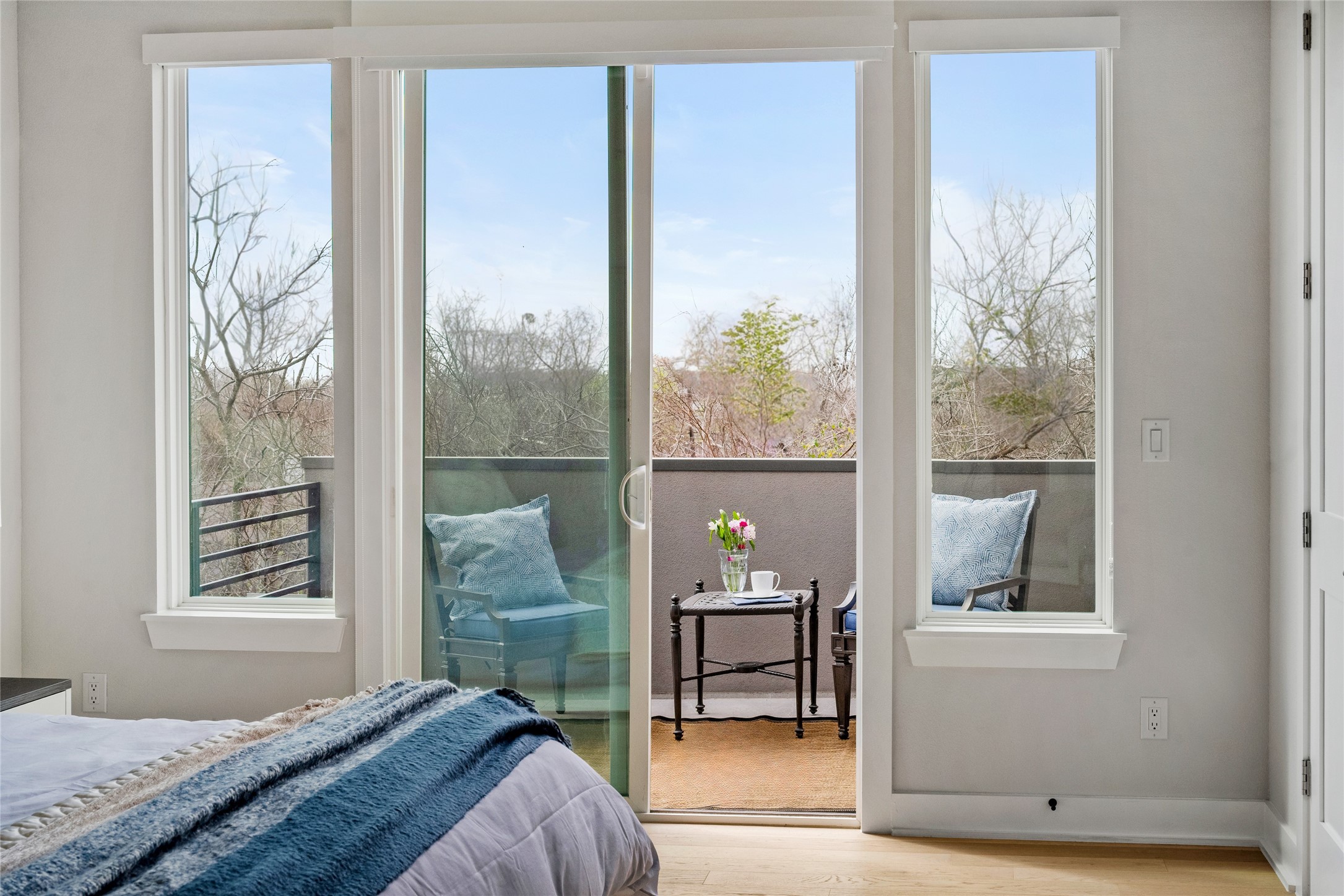 5002 Pecan Springs Road, Unit 8 Austin, TX 78723 - Photo 2 of 35 Private Terrace off Primary Suite