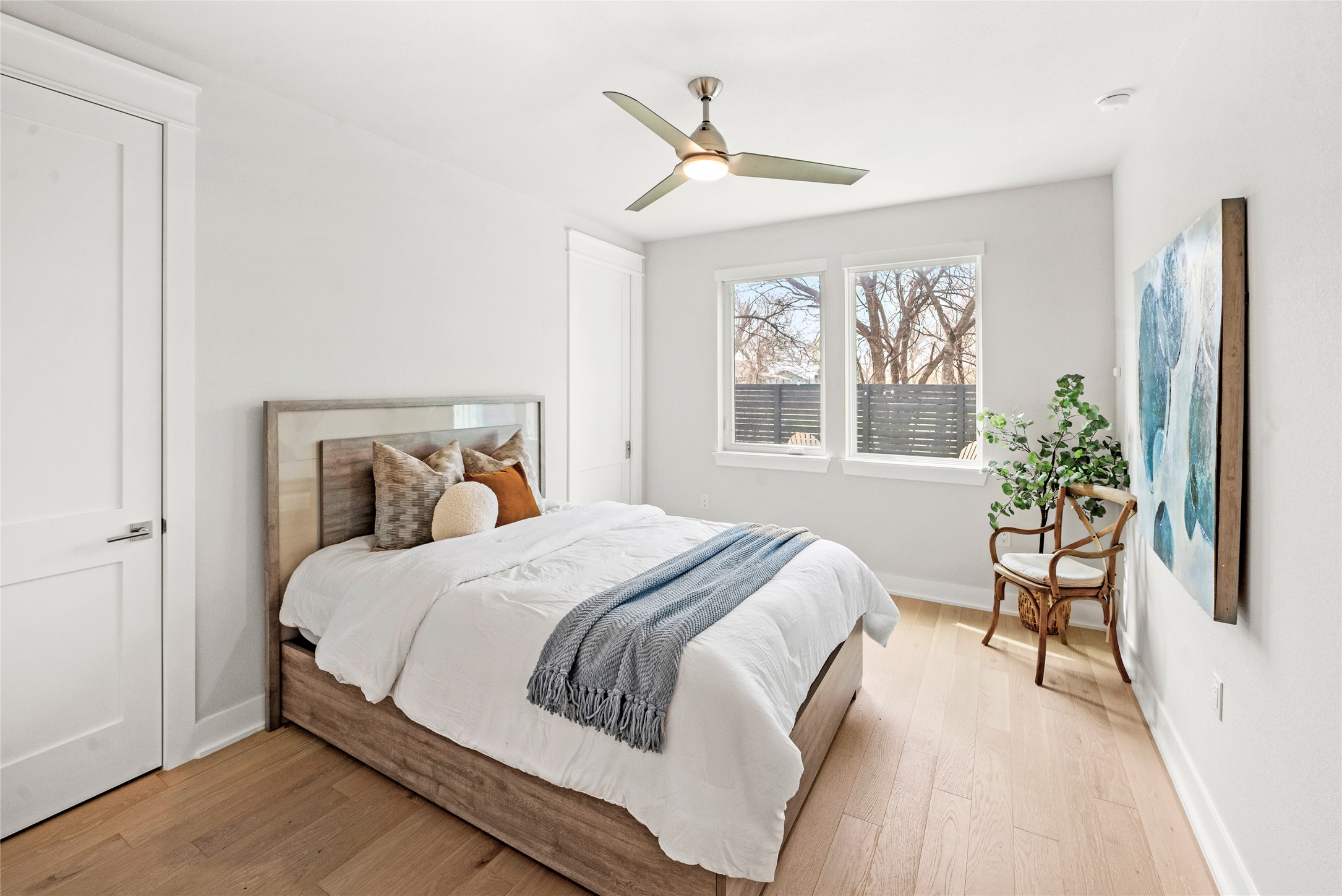 5002 Pecan Springs Road, Unit 8 Austin, TX 78723 - Photo 21 of 35 Main Floor Guest Suite with Full Bath and Separate Entrance