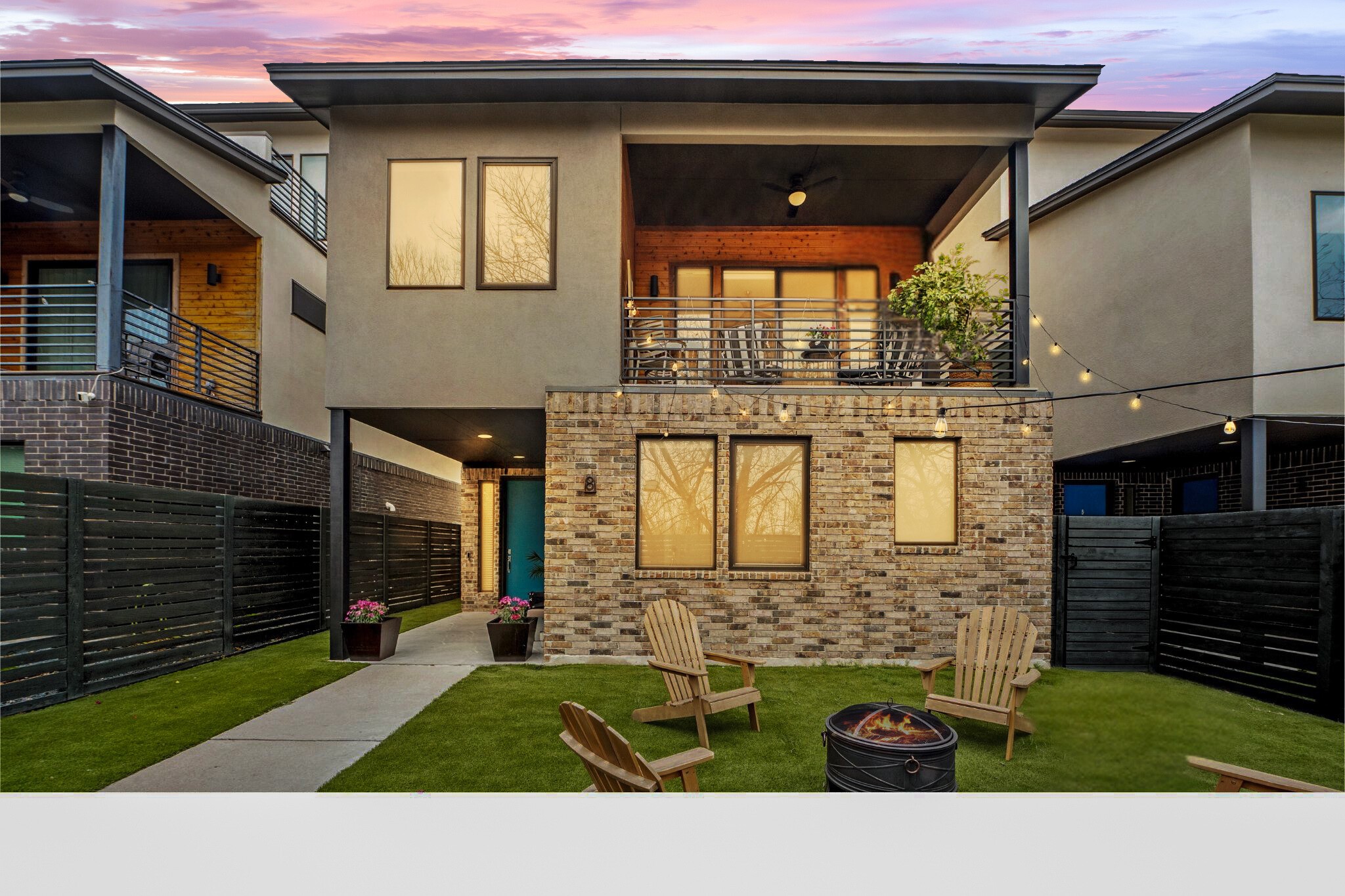 5002 Pecan Springs Road, Unit 8 Austin, TX 78723 - Photo 7 of 35 Luxury Living with outdoor seating and entertaining spaces