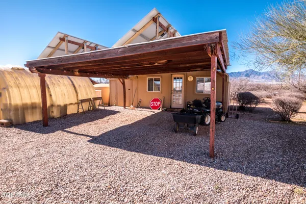 a view of outdoor space and seating area