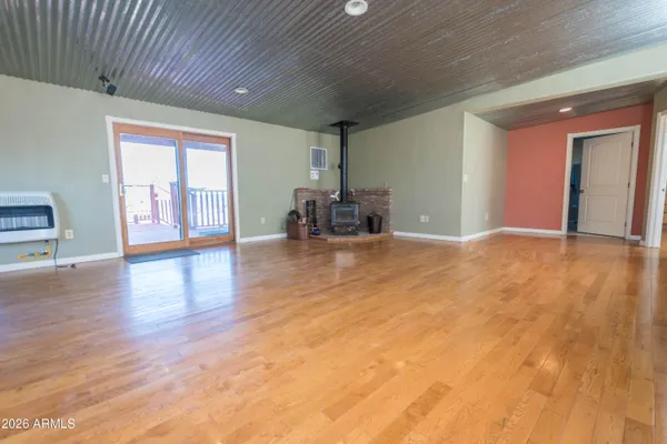 a view of livingroom with furniture and wooden floor