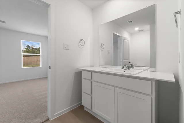 a view of an empty room