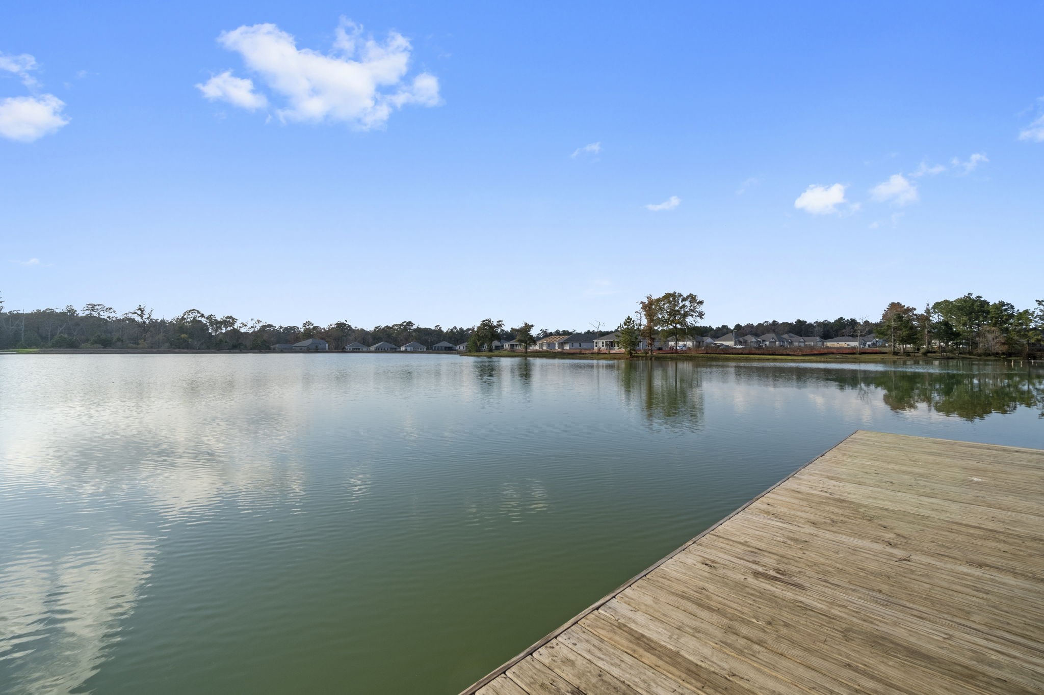 16031 Tallis Drive Conroe, TX 77303 - Photo 38 of 46 a view of a lake with houses