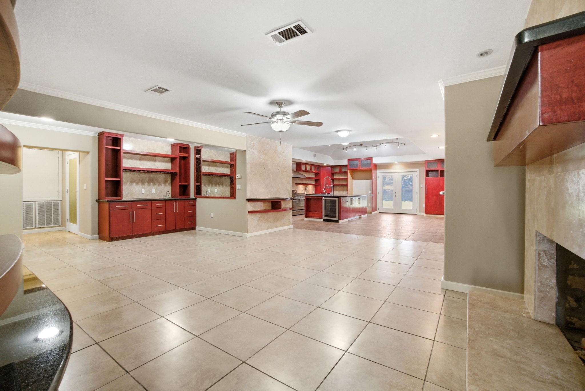 2119 Old Ox Road Spring, TX 77386 - Photo 8 of 31 Open concept from living room to kitchen, dining, and study.