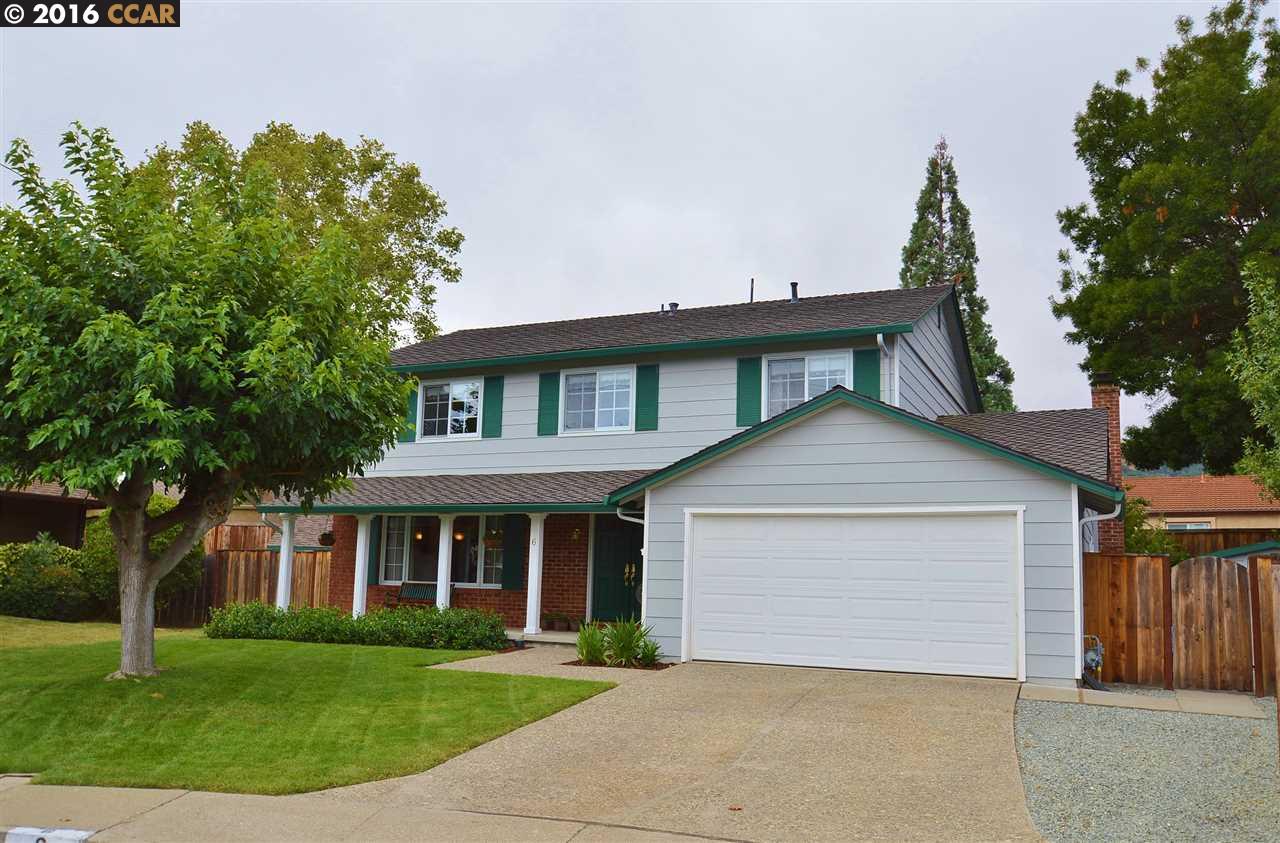 6 May Court San Ramon, CA 94583 - Photo 1 of 1 a front view of a house with a garden and trees