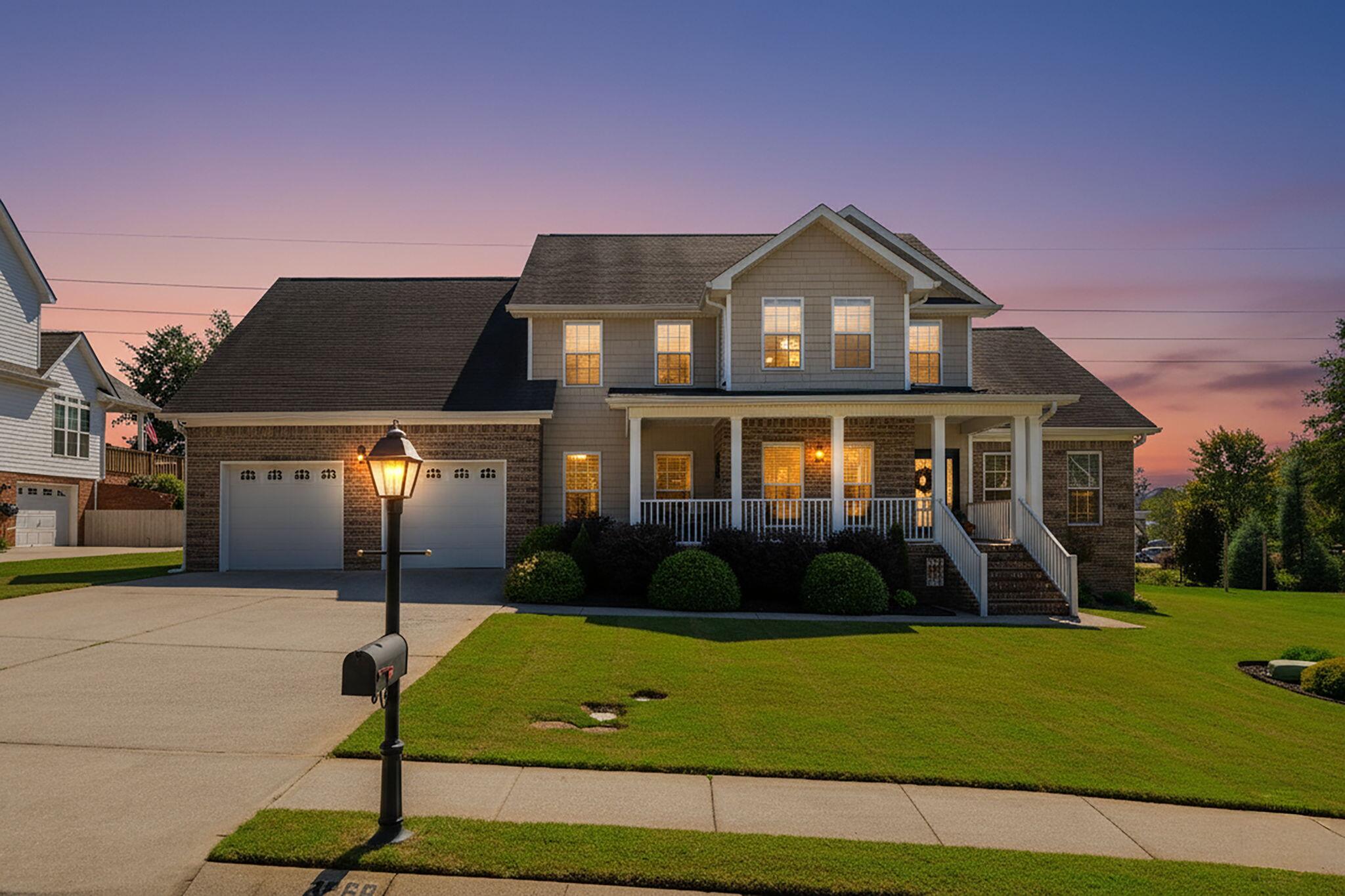 Front of Home Twilight