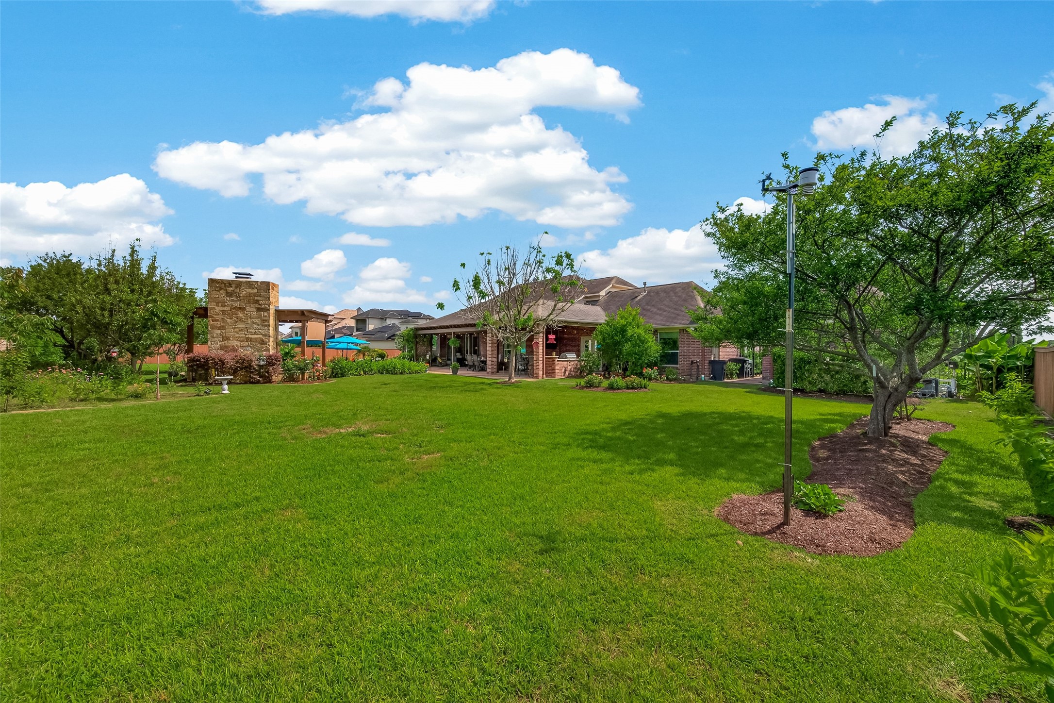 2319 Braer Ridge Drive Katy, TX 77494 - Photo 42 of 50 a view of yard with swimming pool and green space