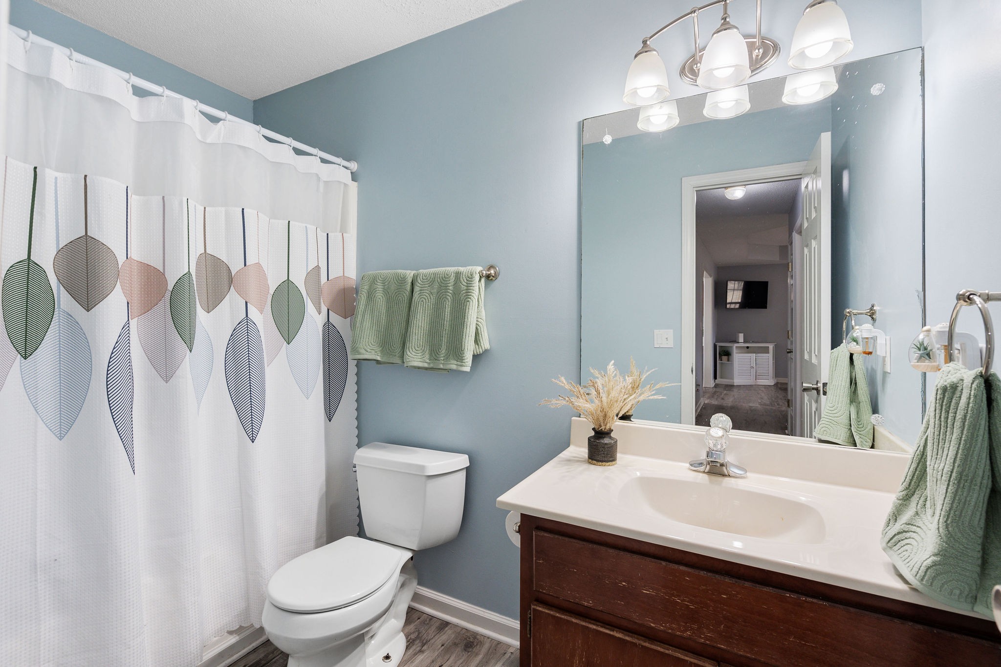 2335 Sawmill Street Murfreesboro, TN 37128 - Photo 24 of 34 a bathroom with a sink vanity mirror and toilet