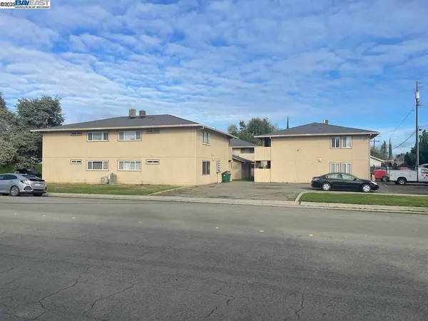 front view of a house with a street