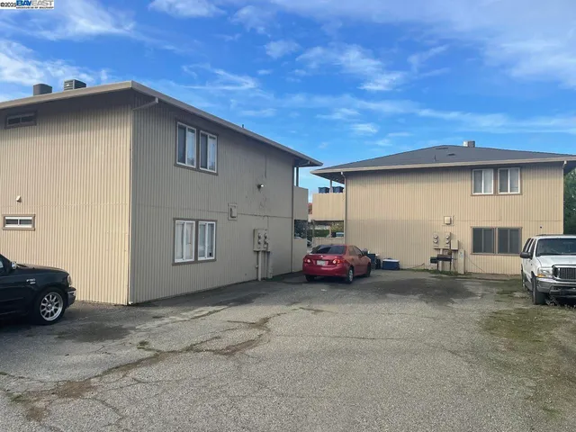 a view of car parked in garage