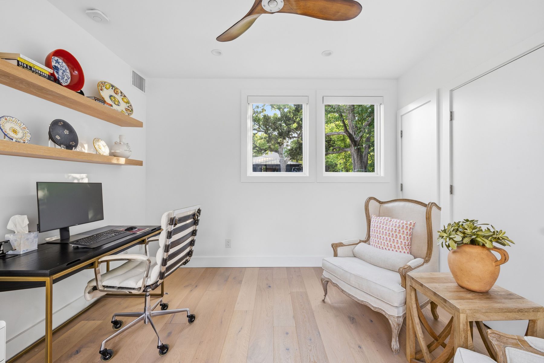 3508 Bridle Path Austin, TX 78703 - Photo 29 of 40 a work room with furniture and a window