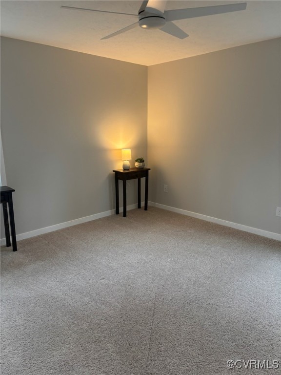 252 Mill Road King William, VA 23086 - Photo 18 of 28 Empty room with ceiling fan and carpet flooring