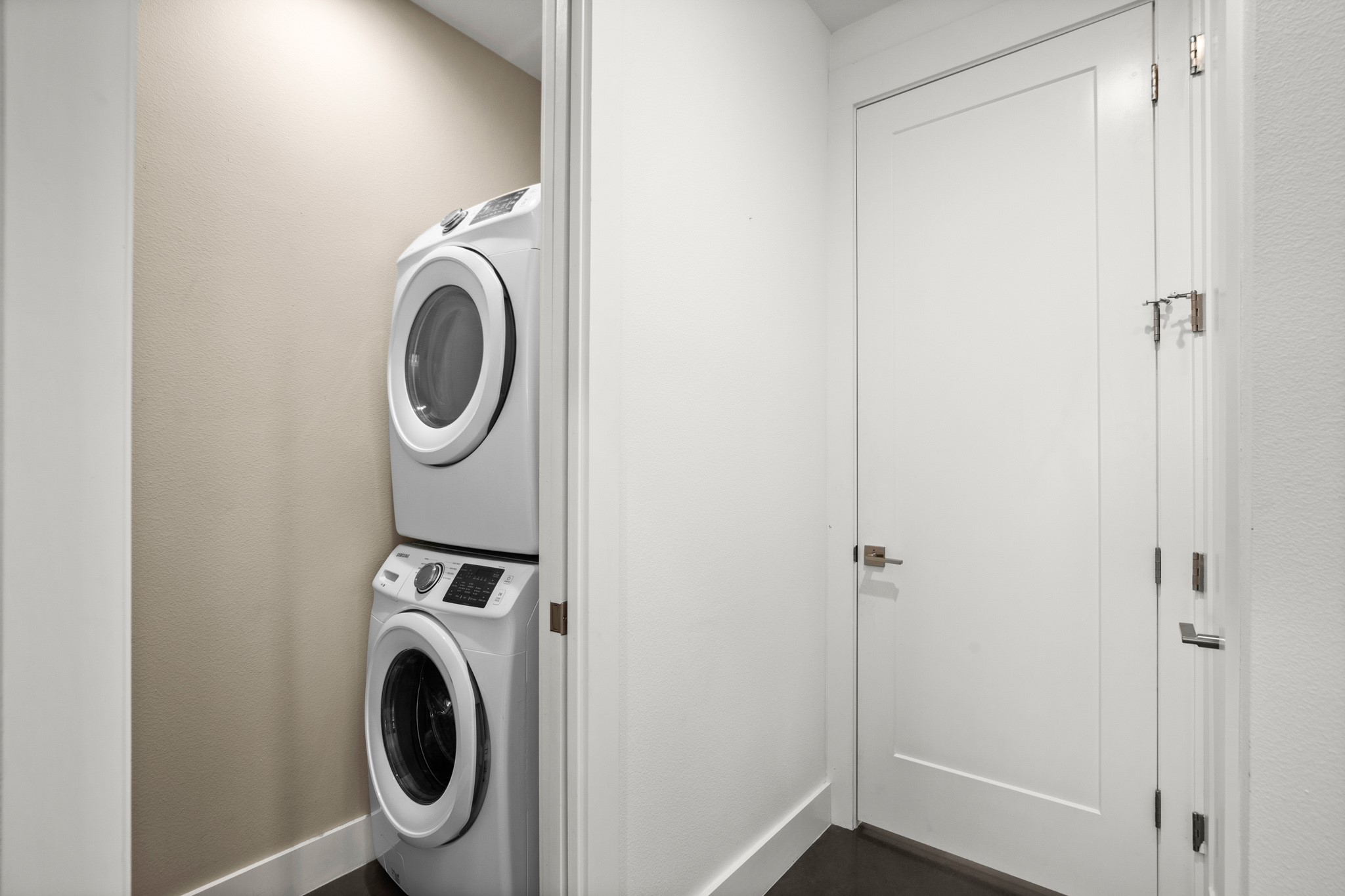 4608 Santa Anna Street, Unit 1 Austin, TX 78721 - Photo 15 of 35 Laundry room. Opposite this is the entrance to the garage/home gym.