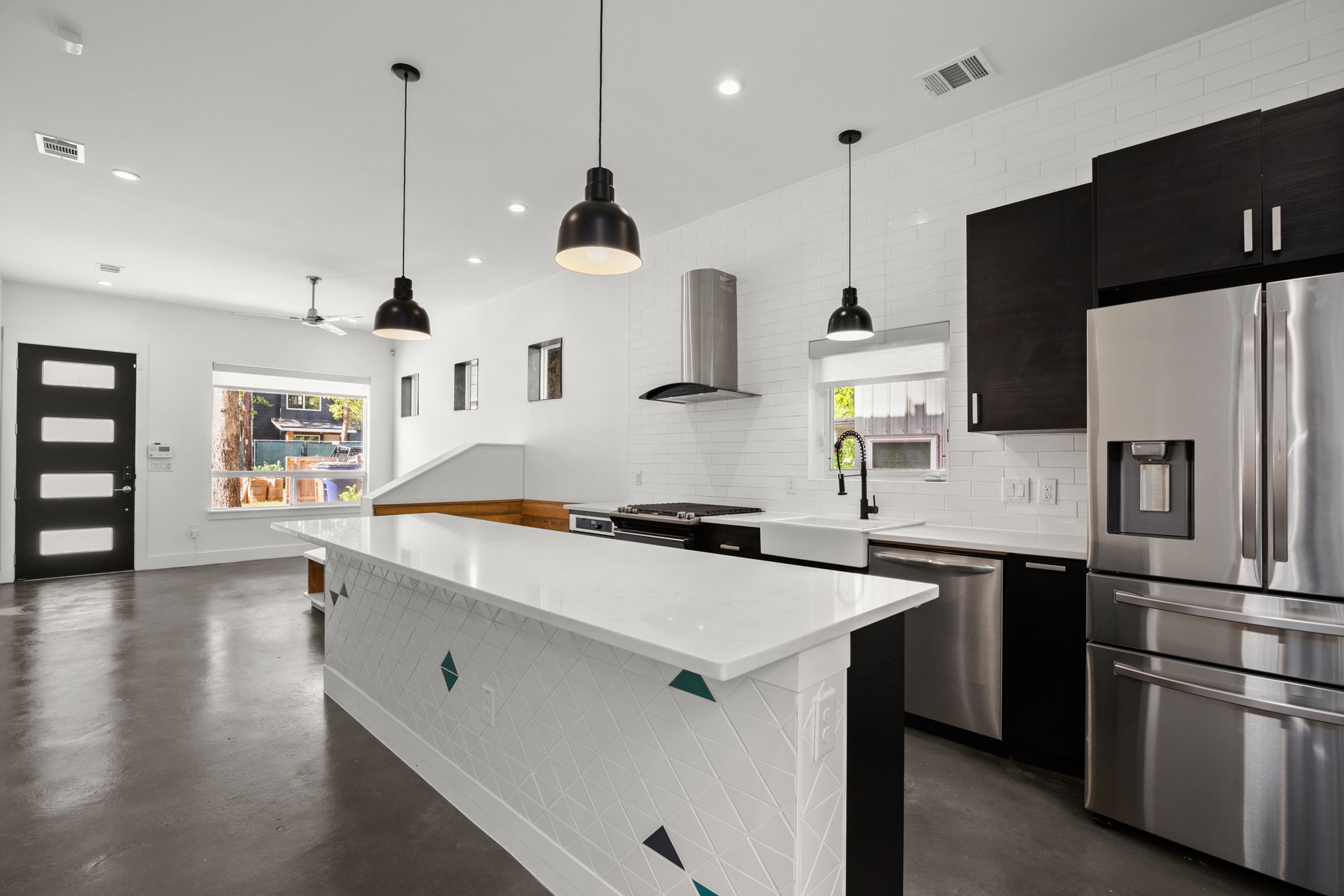 4608 Santa Anna Street, Unit 1 Austin, TX 78721 - Photo 3 of 35 Sprawling island great for dinner parties!