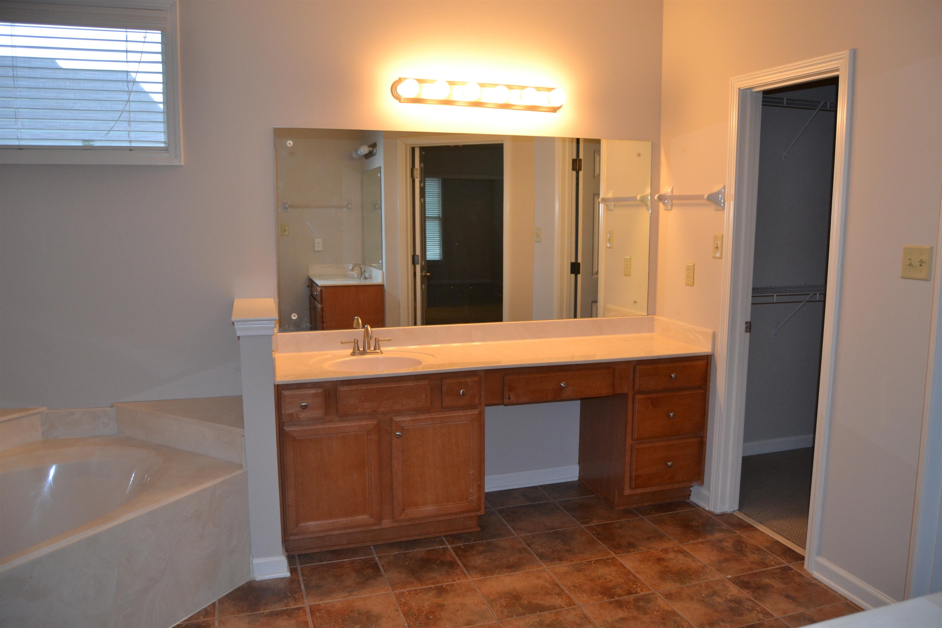 10486 Juneau Way Collierville, TN 38017 - Photo 28 of 33 Bathroom featuring a washtub and vanity